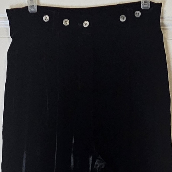 Women's High Rise Silk Rayon Velvet Trouser size 6 - Picture 4 of 11